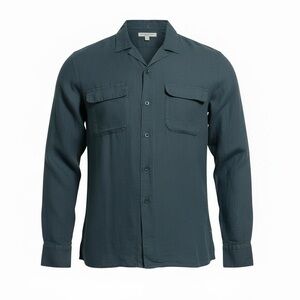 Banana Republic Men's Deep Blue Button Down Shirt